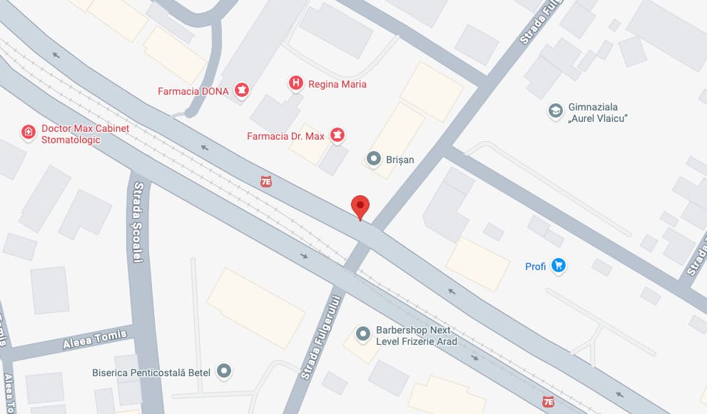 Hartă locație Brișan - Calea Aurel Vlaicu Bl. Z26, Parter, Arad